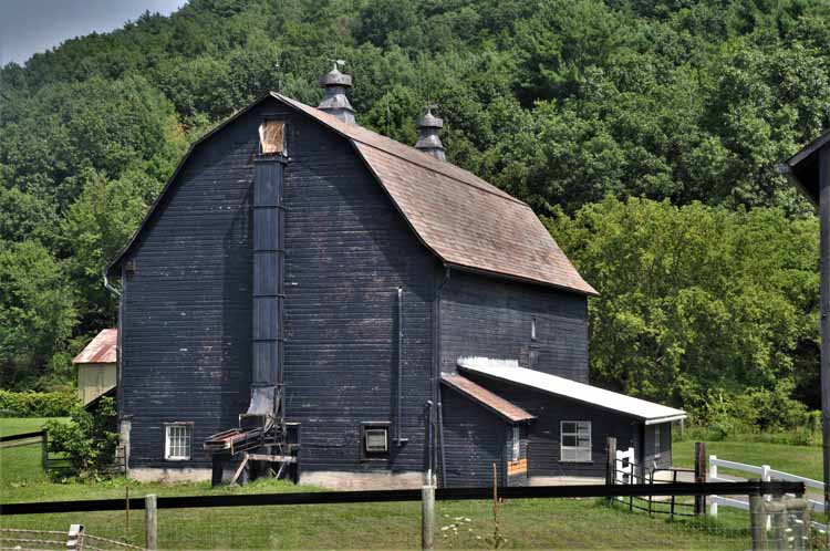 black barn